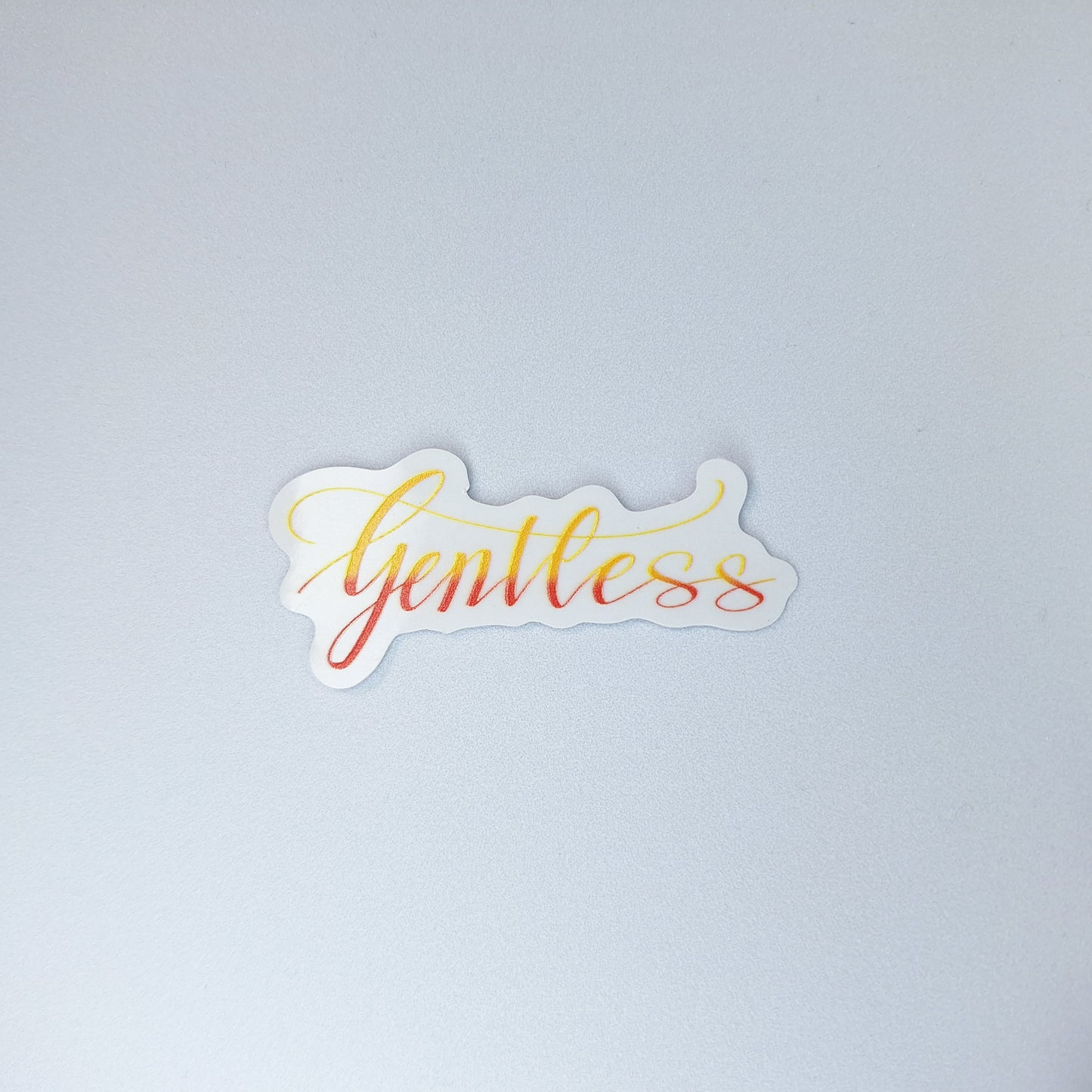 Gentless Clear PVC Sticker (Mistake ver.)