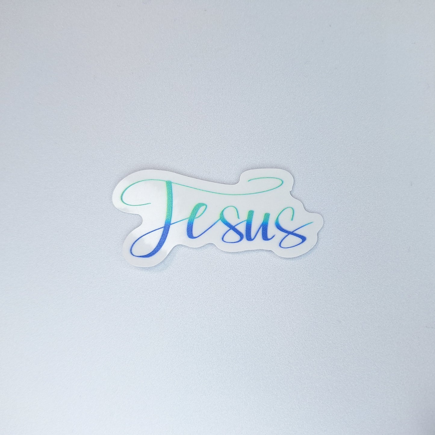 Jesus Clear PVC Sticker