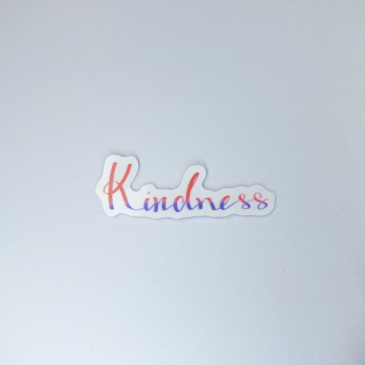Kindness Clear PVC Sticker