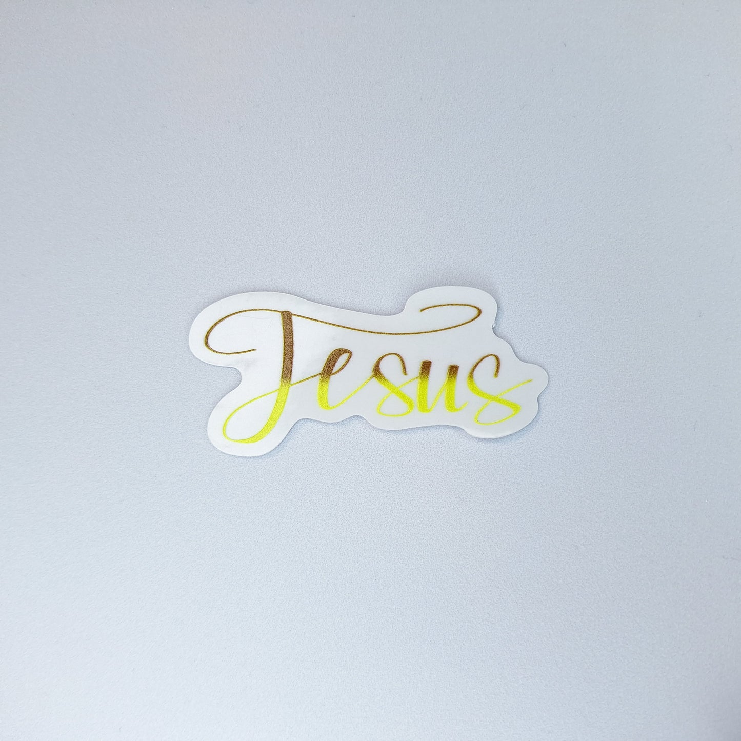 Jesus Clear PVC Sticker