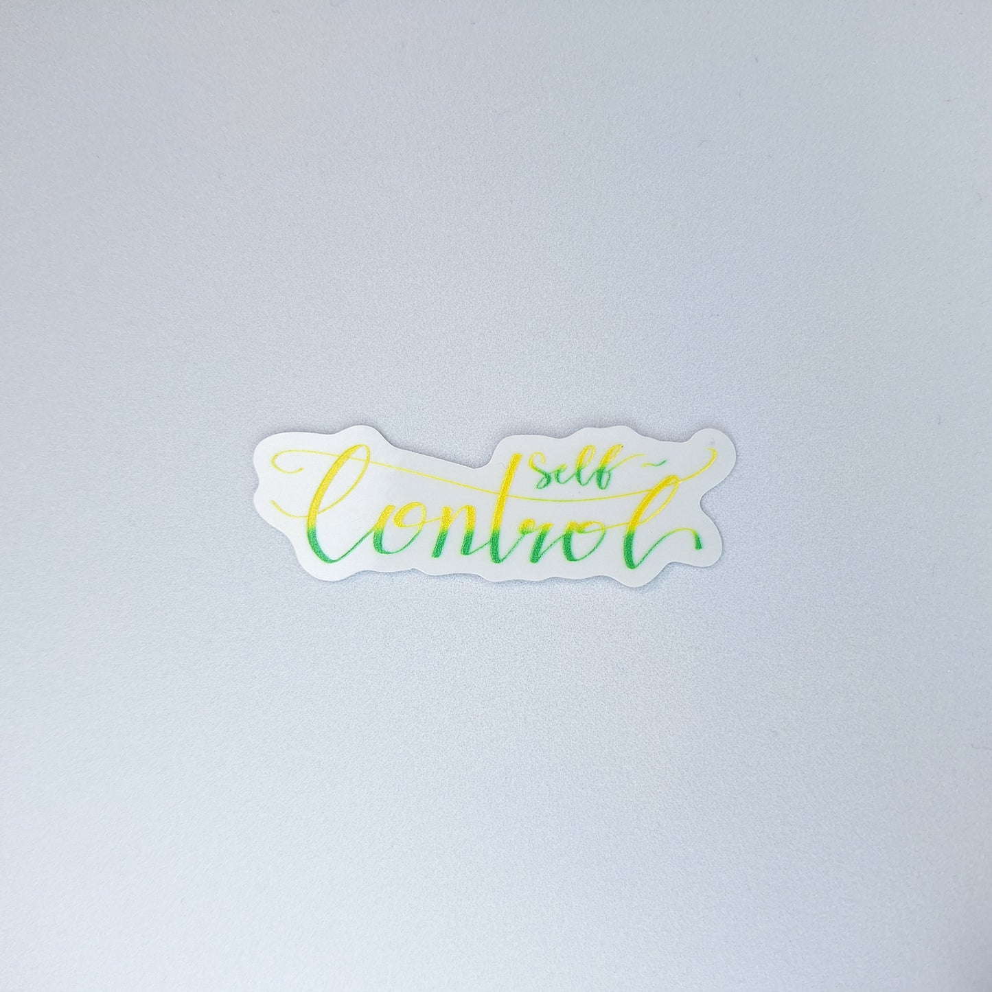 Self-Control Clear PVC Sticker