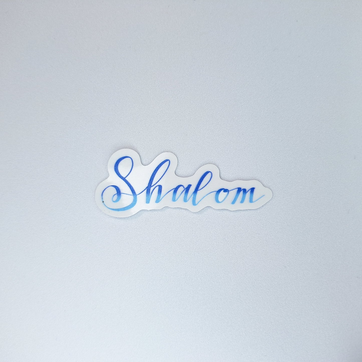 Shalom Clear PVC Sticker