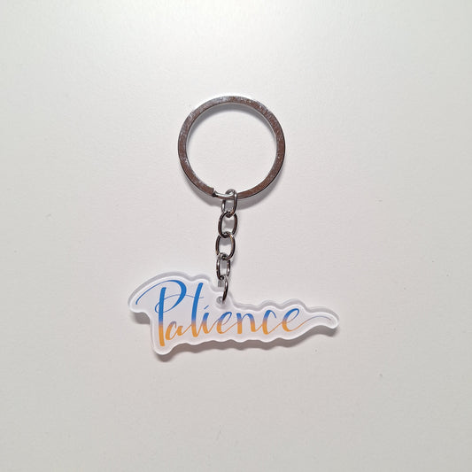 Patience Key Chain