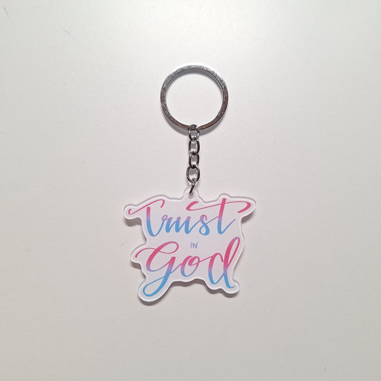 Trust in God Key Chain