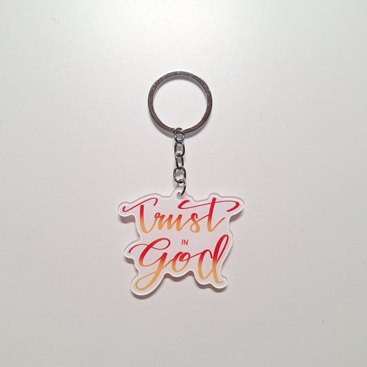 Trust in God Key Chain
