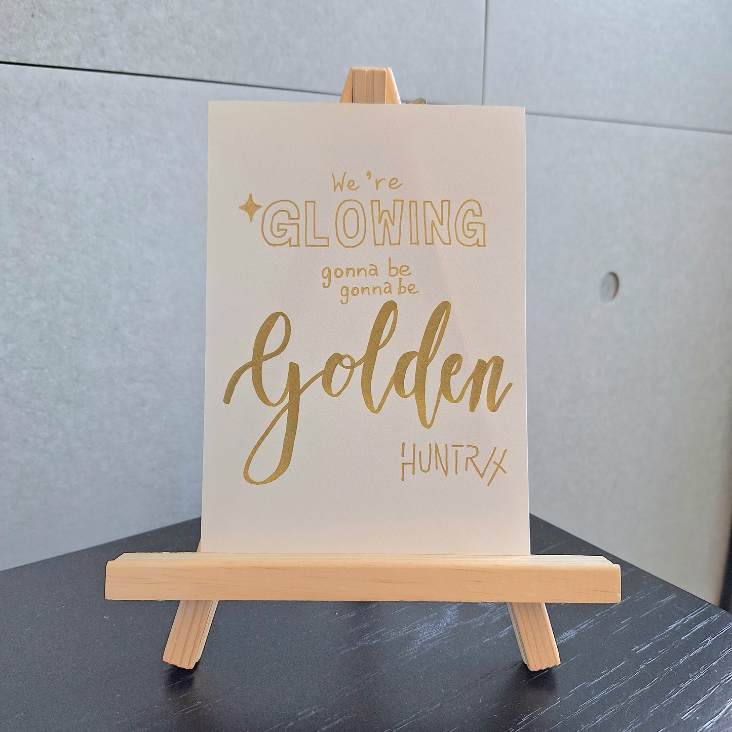GOLDEN Post Card